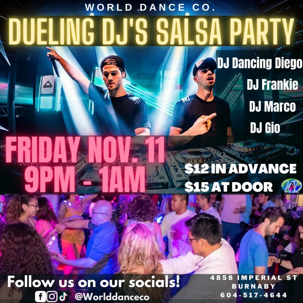 Dueling DJ's Salsa Party
