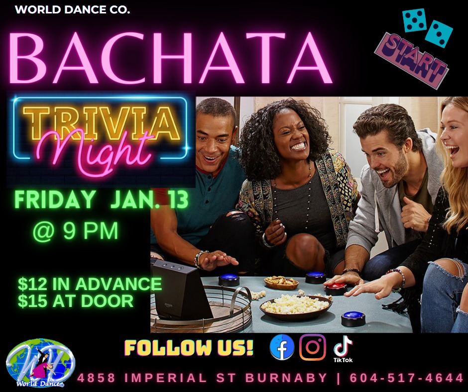 Bachata Trivia Night Party
