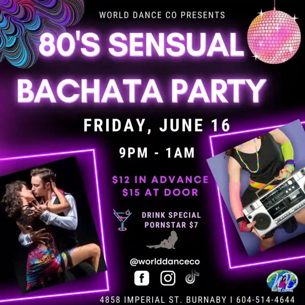 80's Sensual Bachata Party