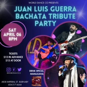 Juan Luis Guerra Bachata Tribute Party