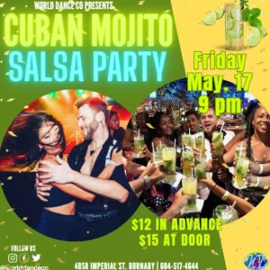 Cuban Mojito Salsa Party