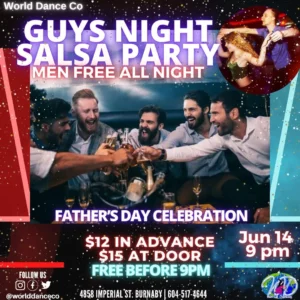 Guys Night Salsa Party