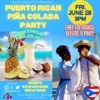 World Dance Co presents the Puerto Rican Piña Colada Party. Don't miss it next Saturday, June 28 at World Dance Co. your dance academy.