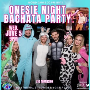 ONESIE NIGHT BACHATA PARTY