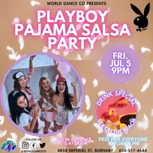 Playboy Pajama Salsa Party