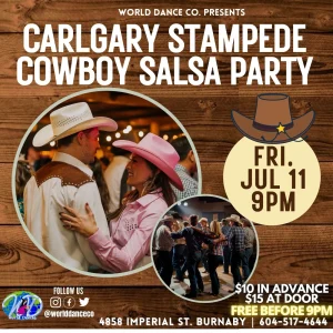 Carlgary Stampede Cowboy Salsa Party