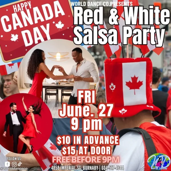Red & White Salsa Party