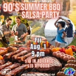 90s Summer BBQ Salsa Party