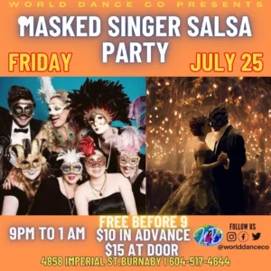 Masked Singer Salsa Party
