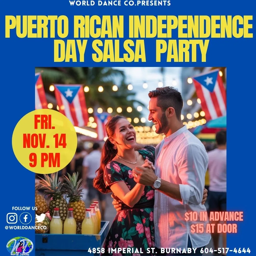 Puerto Rican Independence Day Salsa Party