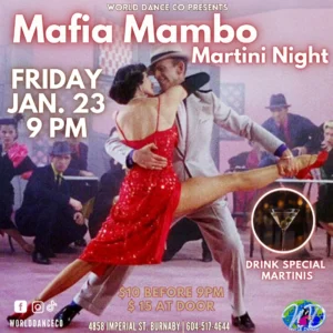Mafia Mambo Martini Night