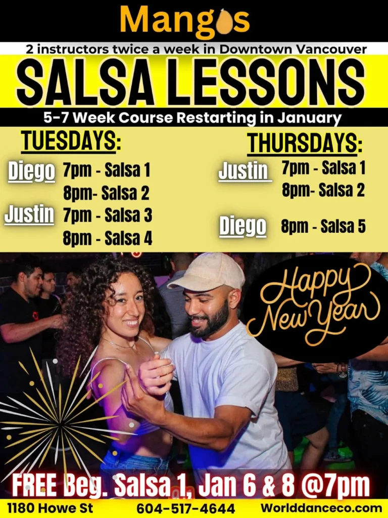 Salsa Lessons Jan 26
