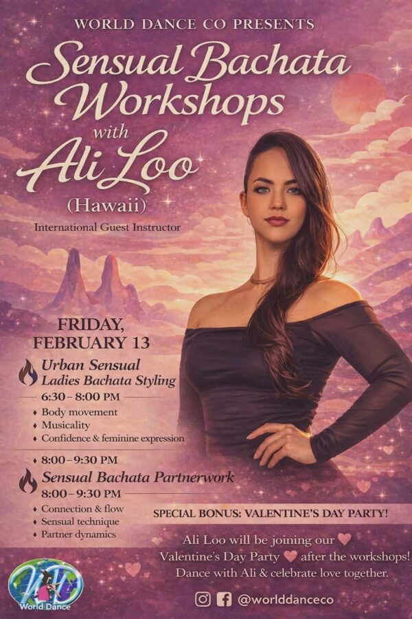Sensual Bachata Workshops with Ali Loo (Hawaii)