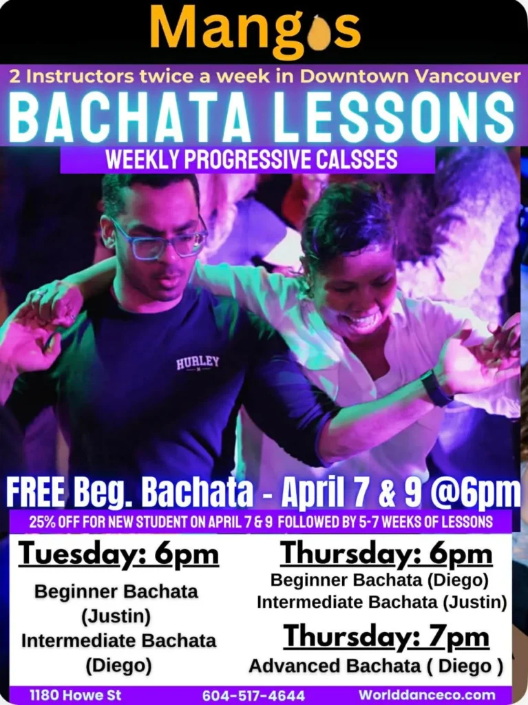 bachata lesson april 26
