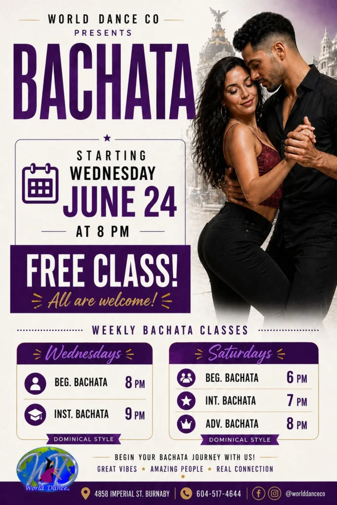 Bachata Classes June 2026