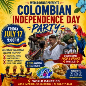 Colombian Independence Day Party