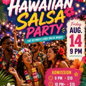 Hawaiian Salsa Party