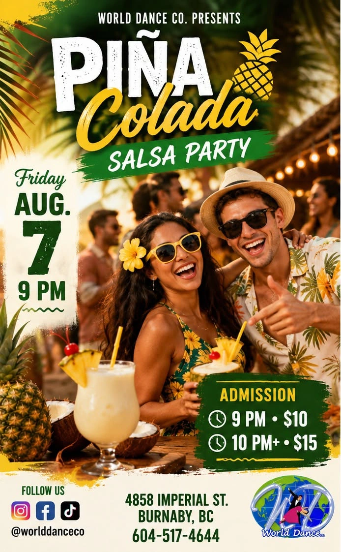 Piña Colada Salsa Party