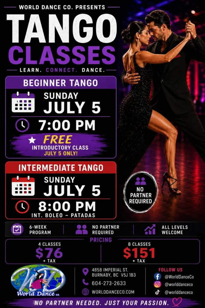 Tango Classes july 26