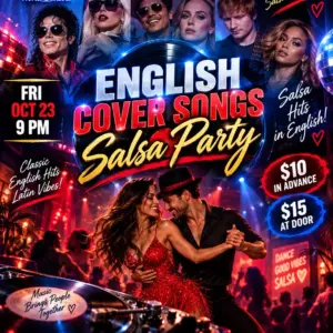 English Cover Songs Salsa Party