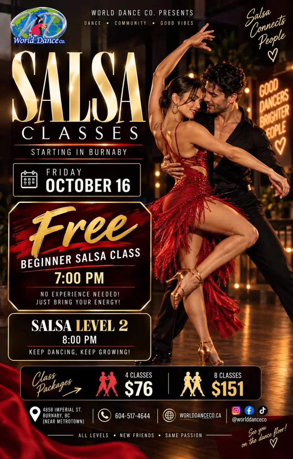 Salsa Classes October 26