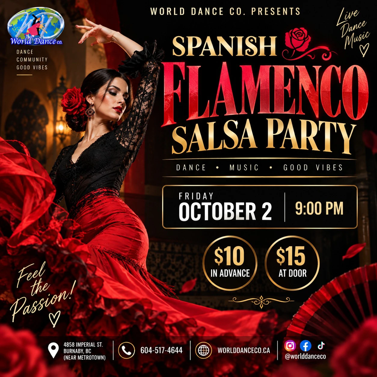Spanish Flamenco Salsa Party