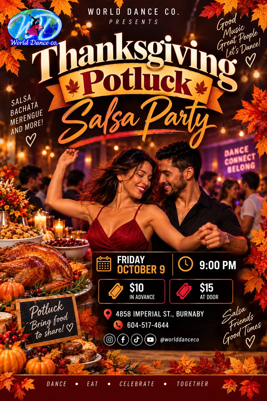 Thanksgiving Potluck Salsa Party