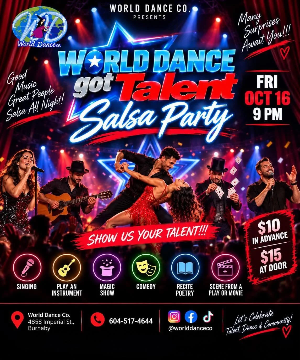 World Dance Got Talent Salsa Party